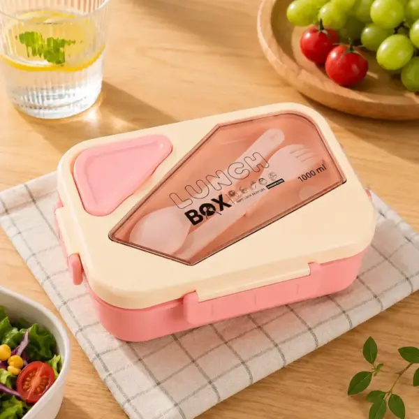 Lunch Box Rectangulaire 9126-2 1000ML ROSE