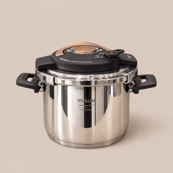 Cocotte Vivaldi Protech 6L En Inox 18/10-BRONZE