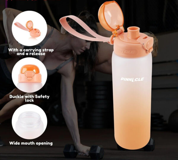Bouteille d'eau 1L PROMIST Pinnacle ORANGE
